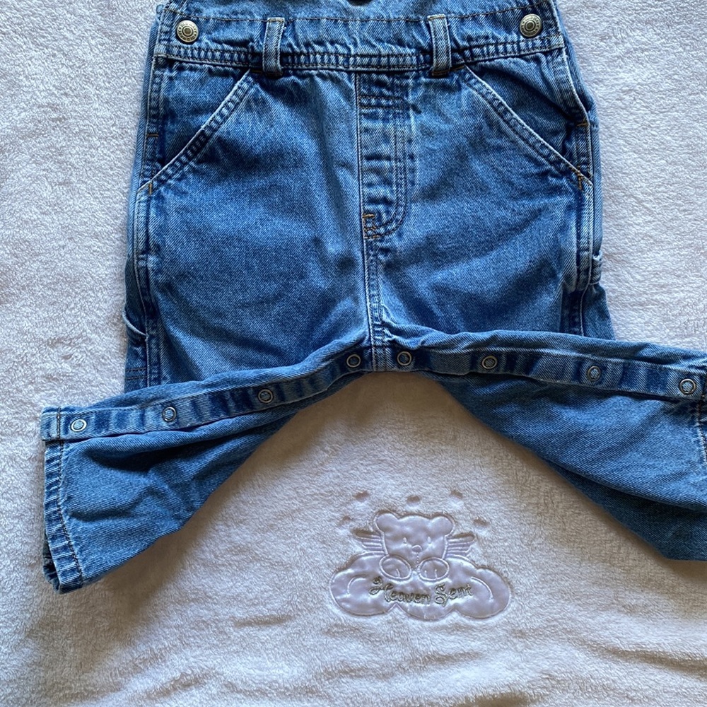 Boys: Vintage Old Navy Jean Overalls- 12-18 mos - Picture 3 of 5